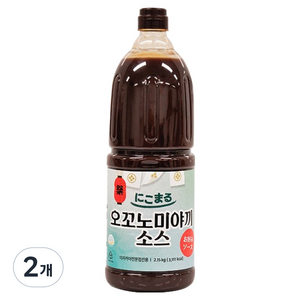 니코마루 오꼬노미야끼소스, 2.15kg, 2개