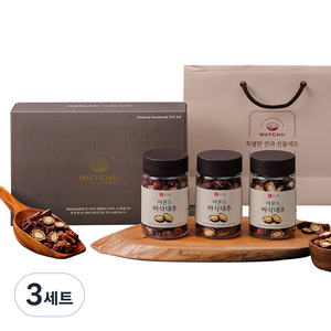 넛추 아몬드 바삭 대추 선물세트 + 쇼핑백, 3세트