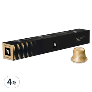 네스프레소 바리스타 크리에이션 캐러멜향 커피 합성향료 함유, 4.5g, 4개, 10개입