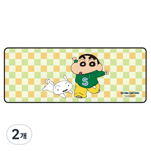 레토 짱구는 못말려 대형 마우스 장패드, 힙합짱구, 2개