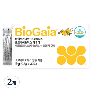 바이오가이아 프로텍티스 프로바이오틱스 파우더 30p, 9g, 2개