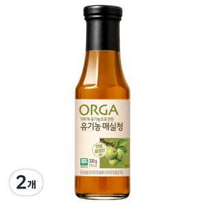 올가홀푸드 유기농 매실청, 330g, 2개