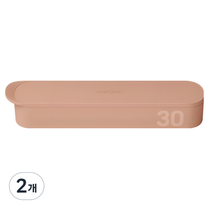 모윰 이중밀폐 이유식 큐브 6구, 30ml, 테라코타, 2개