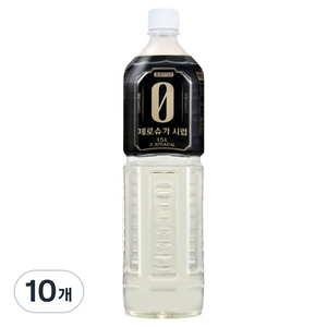 쥬피터 제로 슈가 시럽, 1.5L, 10개