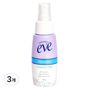 써머스이브 프레쉬 부스트 클렌징 스프레이, 3개, 59ml