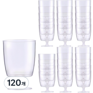 모던 플라스틱 와인잔, 210ml, 1개입, 120개