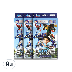 아텍스 캐릭터 열냉각시트 헬로카봇 6매 x 3개 총 18매, 9개, 6개입