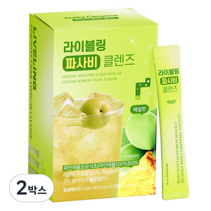 라이블링 파사비 클렌즈 매실맛 30개입, 450ml, 2박스