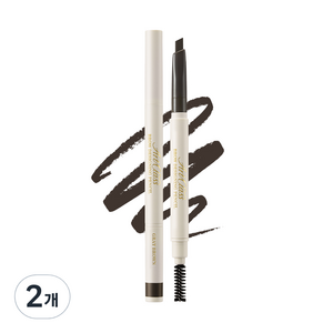 투쿨포스쿨 아트클래스 브로우 디자이닝 펜슬 0.18g, 1호 그레이브라운, 2개