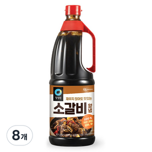 청정원 소갈비 양념, 2kg, 8개