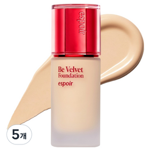 에스쁘아 비벨벳 파운데이션 SPF22 PA++ 30g, 5개, 22N뉴트럴페탈