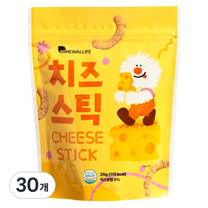 또또맘 치즈스틱 현미과자, 25g, 30개, 치즈맛