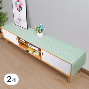 알럽홈 PVC 방수 가구 러너 커버, TYPE4, 2개