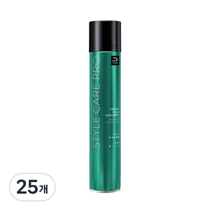 미쟝센 스타일케어 프로 스트롱홀드 헤어스프레이, 300ml, 25개