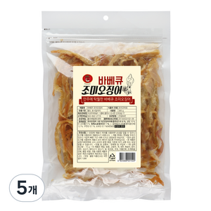 코주부 바베큐 조미오징어, 300g, 5개
