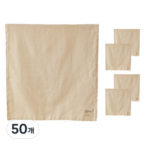 메종텍스타일 강화 소창 100% 순면 행주 내추럴, 50개