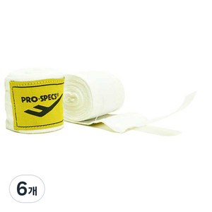 프로스펙스 복싱핸드랩, 화이트, 6개