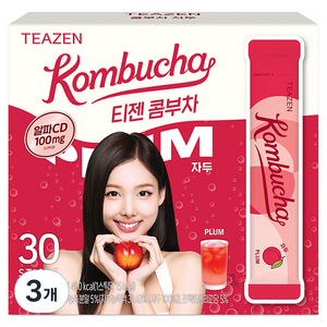 티젠 알파CD 콤부차 자두, 5g, 3개, 30개입
