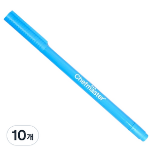 셰프마스터 식용색소 펜 블루, 10개, 1.8g