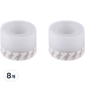 요롬코롬 실리콘 문풍지 방풍 테이프 JW04 45mm x 2.5m, 8개
