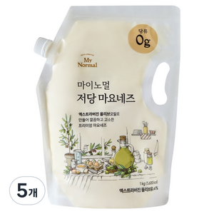 마이노멀 저당 마요네즈, 1kg, 5개