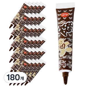 브레드가든 데코용 초코펜, 다크, 180개, 20g