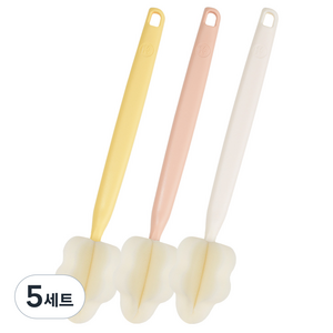 베이비앤아이 크림 롱 젖병솔 3종 세트, 크림베리, 5세트