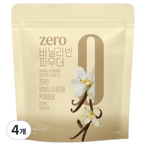 네이쳐티 zero 바닐라빈 파우더, 500g, 4개, 1개입