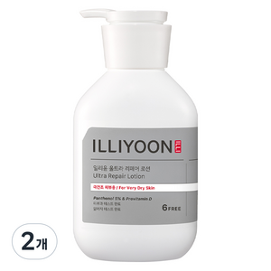 일리윤 울트라 리페어 바디로션, 350ml, 2개