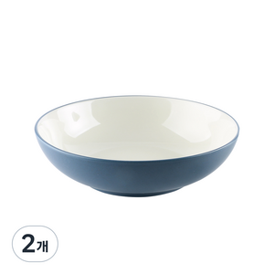 노리다케 컬러웨이브 블루 씨리얼볼 17.9cm, 혼합 색상, 2개