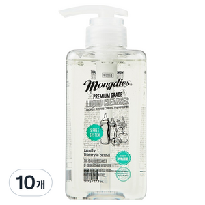 몽디에스 주방 젖병세정제 무향, 500ml, 10개