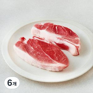 곰곰 무항생제 앞다리살 수육용 (냉장), 6개, 500g