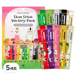 조공 반려동물 오키로 버라리어티 스틱 14g x 10종 세트, 혼합맛, 5세트