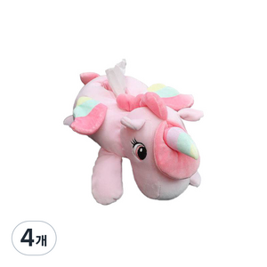 디베스트 캐릭터 인형 티슈케이스, 8, 4개