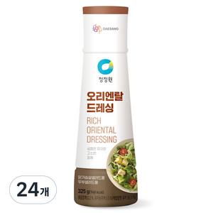 청정원 오리엔탈드레싱, 325g, 24개