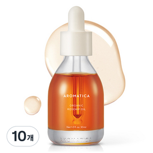 아로마티카 유기농 로즈힙 오일, 30ml, 10개
