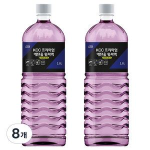KCC 프리미엄 에탄올 워셔액, 1.8L, 8개