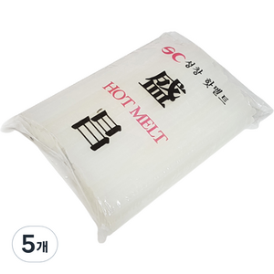 글루스틱 글루건심 소 1kg, 5개