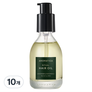 아로마티카 리츄얼 헤어 오일 라벤더 앤 패츌리, 50ml, 10개