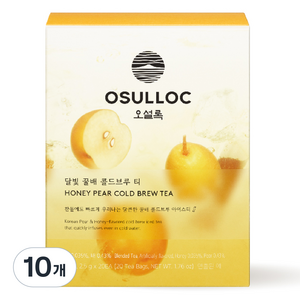 오설록 달빛 꿀배 콜드브루 티, 2.5g, 20개입, 10개