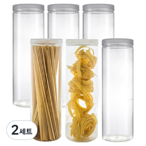 실리쿡 냉장고수납용기 원형특대, 6개, 2세트