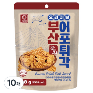 한진식품 오리지널 부산 어포튀각, 10개, 28g
