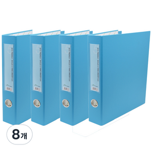 에코청운 칼라컬렉터 3공D링 바인더 5cm, 하늘, 8개