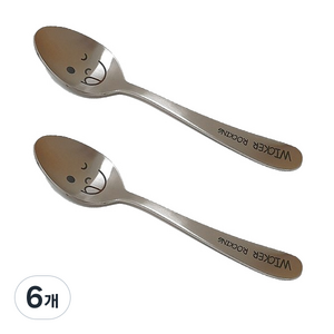 윙커 스마일 어린이 커트러리, 단품, 6개