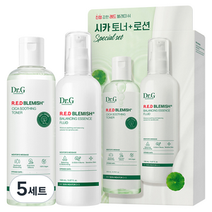 닥터지 레드 블레미쉬 시카 토너 200ml + 로션 150ml 2종 세트, 5세트