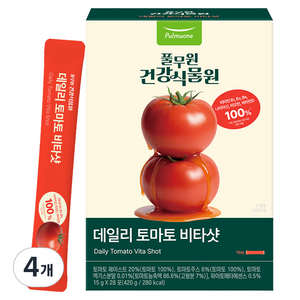 풀무원건강식물원 데일리 토마토 비타샷 28p, 420g, 4개