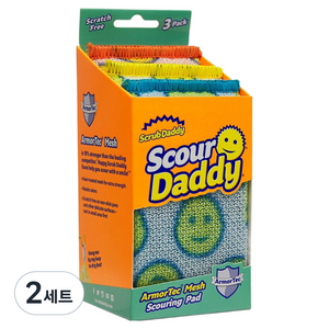 스크럽대디 스코어 대디 수세미 3종 세트, 3개입, 2세트