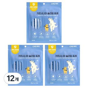 차오르 반려동물 가르시니아 슬리밍 퓨레 간식, 닭가슴살맛, 80g, 12개