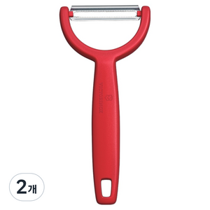 빅토리녹스 필러 야채슬라이서 옙소 필러 감자칼 6.0963.1, 레드, 2개