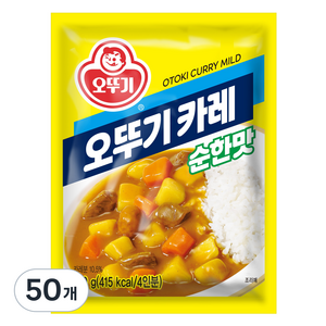 오뚜기 카레 순한맛, 100g, 50개